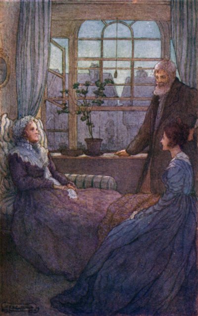 Ilustración para Cranford de la Sra. Gaskell de Mary V. Wheelhouse